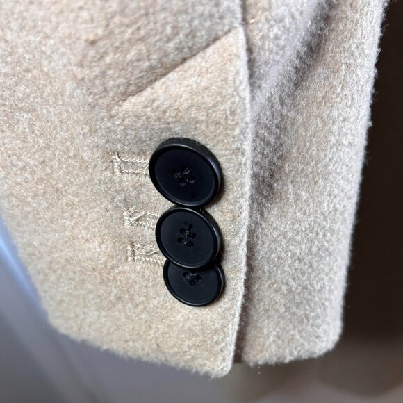 Women's Zara Soft Coat Size S Taupe Brown New Without Tags - Picture 2 of 9